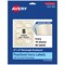 Avery Pearlized Ivory Rectangle Scalloped Labels with Sure Feed Technology, Print-to-the-Edge, 2" x 3"